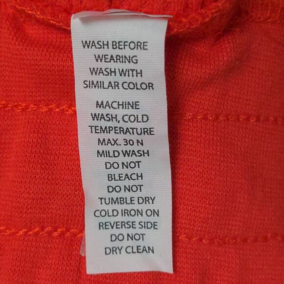 Zyia Active Womens Jogger Pants Red Waffle Knit High Rise Stretch Drawstring M - Picture 10 of 11